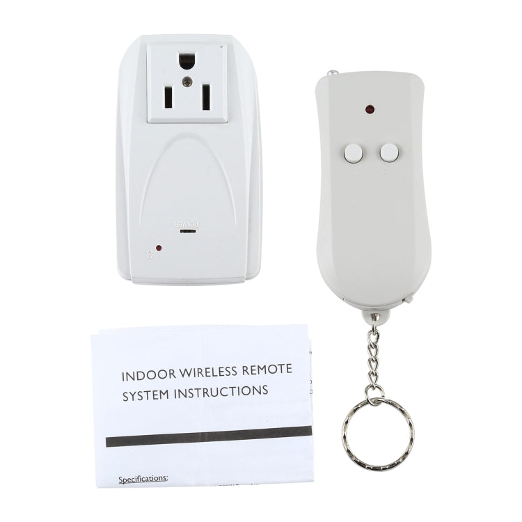 110V Indoor Wireless Smart Remote Control Switch with Single Keychain Transmitter, US Plug - Smart Switch by PMC Jewellery | Online Shopping South Africa | PMC Jewellery | Buy Now Pay Later Mobicred