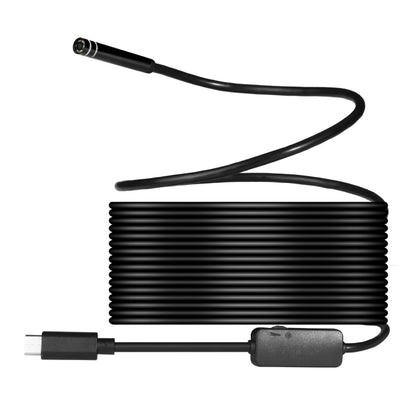 AN97 USB-C / Type-C Endoscope Waterproof IP67 Tube Inspection Camera with 8 LED & USB Adapter, Length: 10m, Lens Diameter: 7mm -  by PMC Jewellery | Online Shopping South Africa | PMC Jewellery | Buy Now Pay Later Mobicred