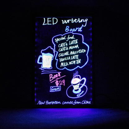 40x60cm Electronic Handwriting Fluorescent Board Glowing Advertising Blackboard -  by PMC Jewellery | Online Shopping South Africa | PMC Jewellery | Buy Now Pay Later Mobicred