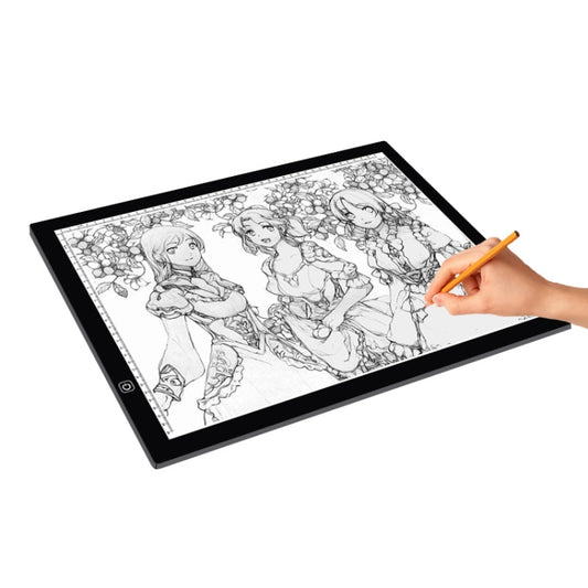 8W 5V LED USB Stepless Dimming A3 Acrylic Scale Copy Boards Anime Sketch Drawing Sketchpad with USB Cable & Power Adapter -  by PMC Jewellery | Online Shopping South Africa | PMC Jewellery | Buy Now Pay Later Mobicred