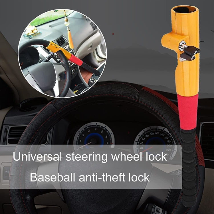 8087S Car Universal Baseball Shaped Steering Wheel Anti-Theft Lock - Steering Wheel Locks by PMC Jewellery | Online Shopping South Africa | PMC Jewellery | Buy Now Pay Later Mobicred