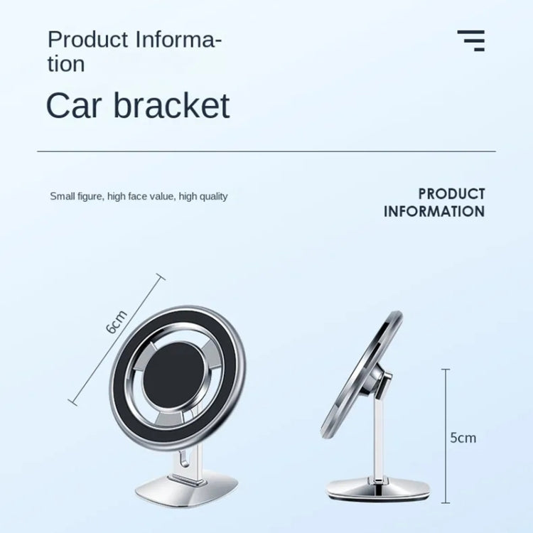 F68 360 Degree Rotating Car Magnetic Mobile Phone Bracket (Black) - Car Holders by PMC TechLife | Online Shopping South Africa | PMC TechLife | Buy Now Pay Later Mobicred