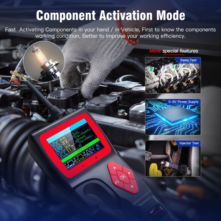 TopDiag P200 Car Circuit Intelligent Analyzer Diagnostic Instrument - Electronic Test by PMC TechLife | Online Shopping South Africa | PMC TechLife | Buy Now Pay Later Mobicred