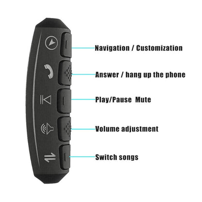 Universal Steering Wheel Controller Multifunctional Wireless DVD Navigation Key Remote Controller - Steering Wheel Accessories by PMC Jewellery | Online Shopping South Africa | PMC Jewellery