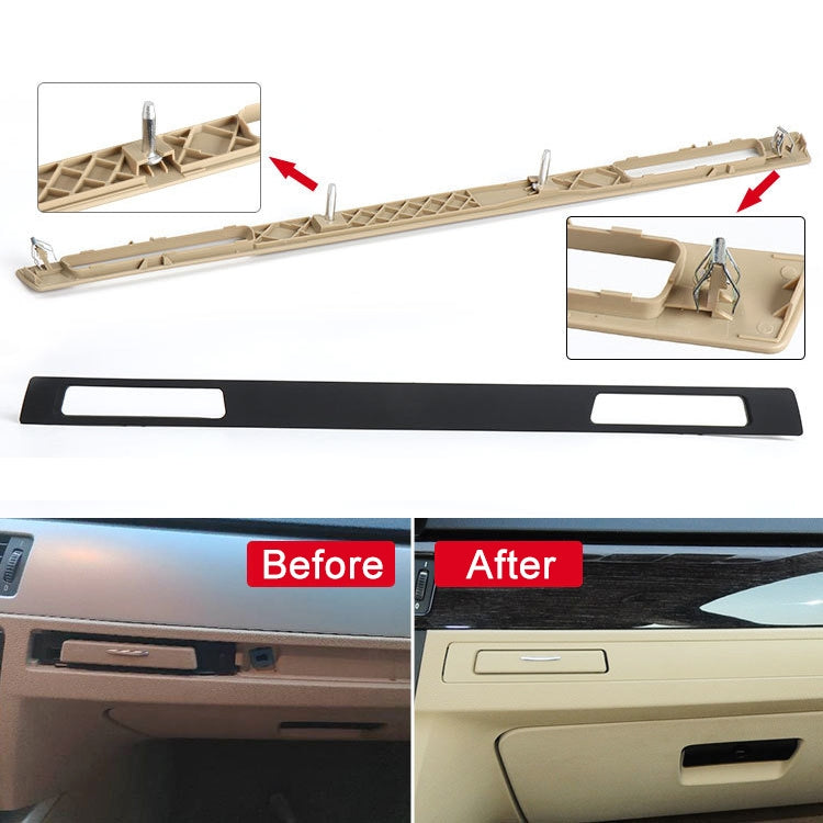 For BMW 3 Series E90 Left Driving Dashboard Water Cup Holder Decorative Frame 5145 7138 799(Grey) - Car Interior Mouldings by PMC TechLife | Online Shopping South Africa | PMC TechLife | Buy Now Pay Later Mobicred
