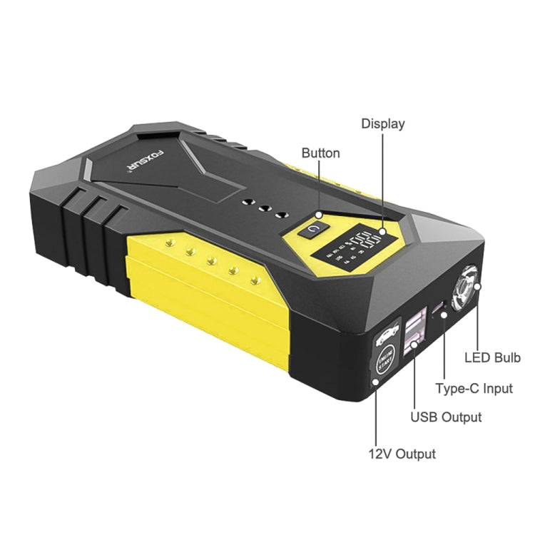 FOXSUR FJS-600 Car Multifunctional Emergency Start Power Supply - Power Bank by FOXSUR | Online Shopping South Africa | PMC Jewellery