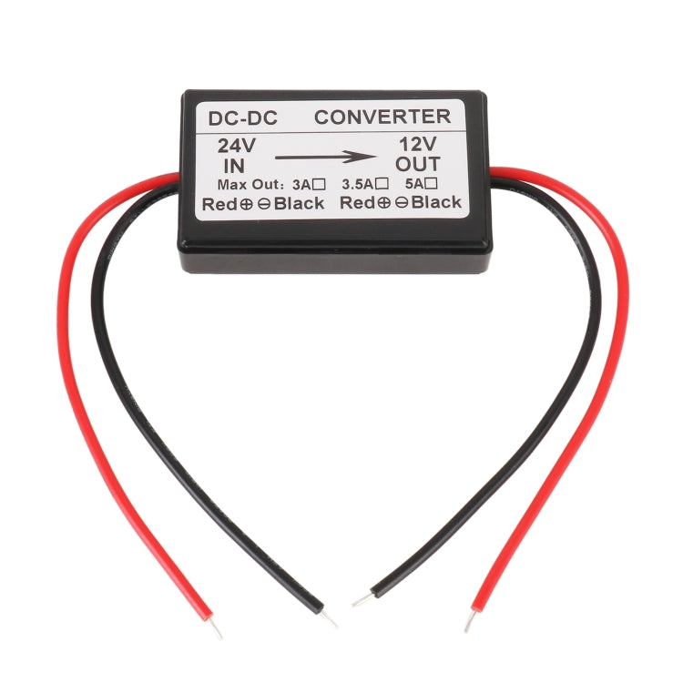 DC24V-12V 3.5A Car Power Step-down Transformer - Voltage Stabilizer by PMC Jewellery | Online Shopping South Africa | PMC Jewellery | Buy Now Pay Later Mobicred