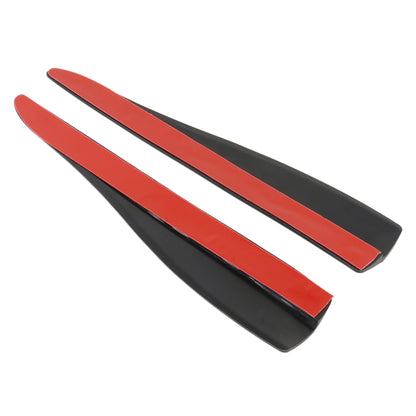 1 Pair Car Solid Color Silicone Bumper Strip, Style: Long (Black) - Anti Collision Sticker by PMC Jewellery | Online Shopping South Africa | PMC Jewellery | Buy Now Pay Later Mobicred