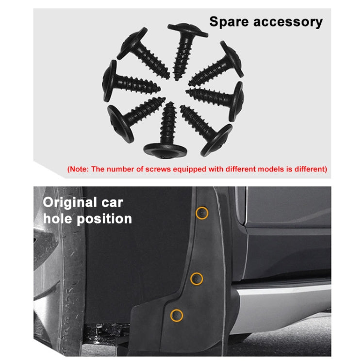 For Ford Ecosport 2013-2017 4pcs/Set Car Auto Soft Plastic Splash Flaps Fender Guard - Mudguards by PMC TechLife | Online Shopping South Africa | PMC TechLife | Buy Now Pay Later Mobicred