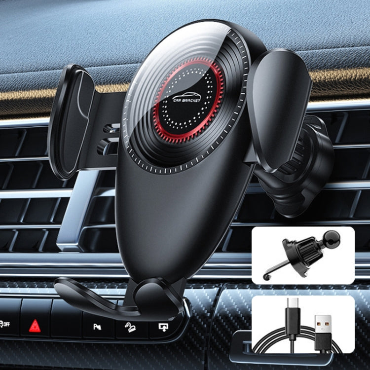 M8 Universal Car Mechanical Gravity Air Outlet Phone Navigation Holder - Car Holders by PMC Jewellery | Online Shopping South Africa | PMC Jewellery | Buy Now Pay Later Mobicred