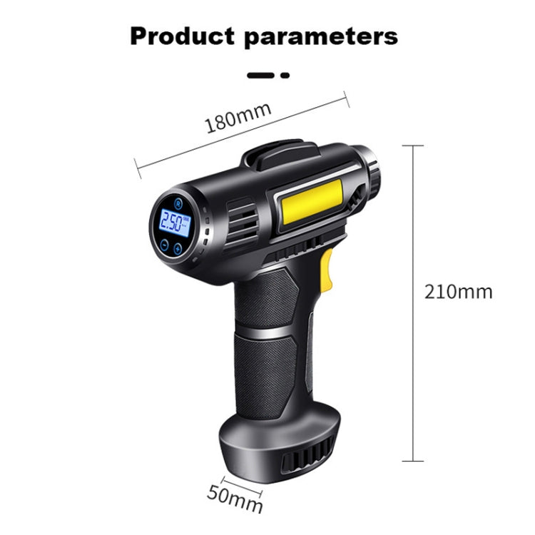Car Portable Mini Wired Digital Display Tire Inflator Pump - Inflatable Pump by PMC TechLife | Online Shopping South Africa | PMC TechLife