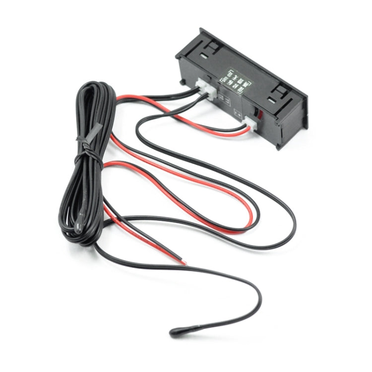 3 in 1 DC5-50V Car High-precision Electronic LED Luminous Clock + Thermometer + Voltmeter (Red) - Clocks & Car Meters by PMC TechLife | Online Shopping South Africa | PMC TechLife | Buy Now Pay Later Mobicred