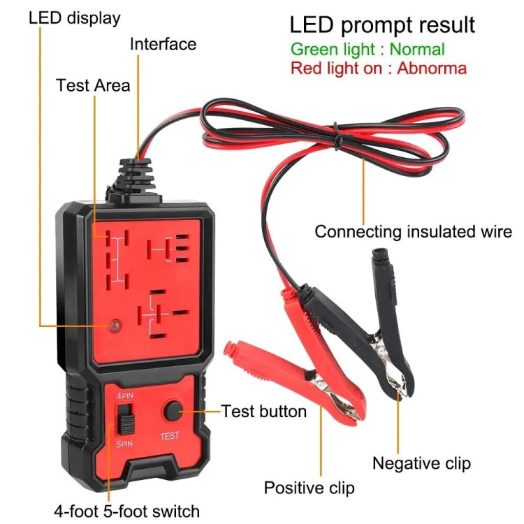 CNBJ-707 4 Pin 5 Pin Relays Quick Tester - Electronic Test by PMC Jewellery | Online Shopping South Africa | PMC Jewellery