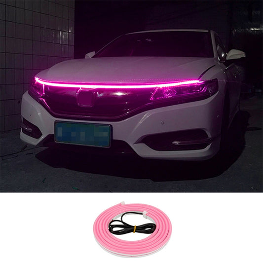 2m Car Daytime Running Super Bright Decorative LED Atmosphere Light (Pink Light) - Decorative Lights by PMC Jewellery | Online Shopping South Africa | PMC Jewellery | Buy Now Pay Later Mobicred