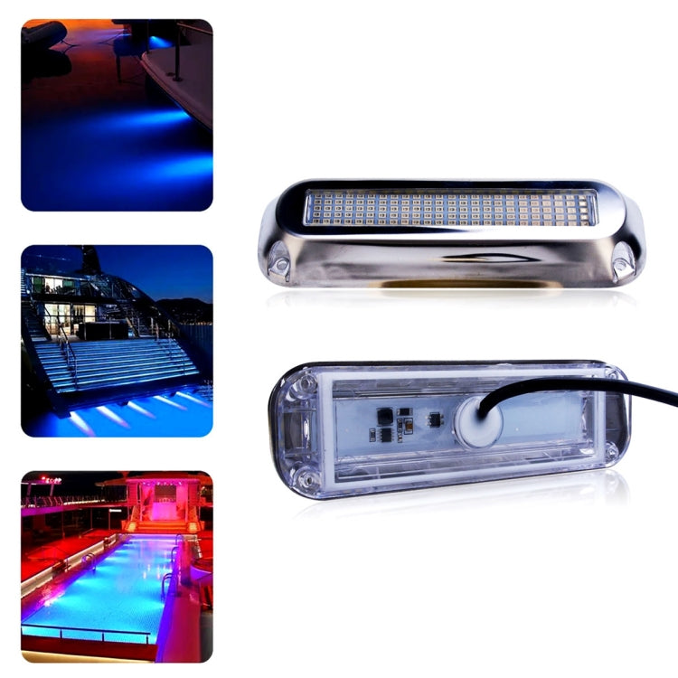 Ship / Yacht 10-30V 120LEDs Waterproof Stainless Steel Underwater Light (White Light) - Marine Accessories & Parts by PMC Jewellery | Online Shopping South Africa | PMC Jewellery | Buy Now Pay Later Mobicred