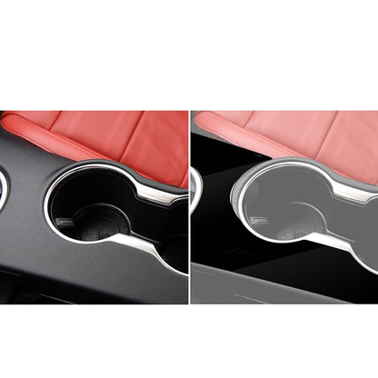 For Ford Mustang 2015-2020 Car Gear Position Panel Decorative Sticker, Left Drive (Black) - Car Interior Mouldings by PMC Jewellery | Online Shopping South Africa | PMC Jewellery | Buy Now Pay Later Mobicred