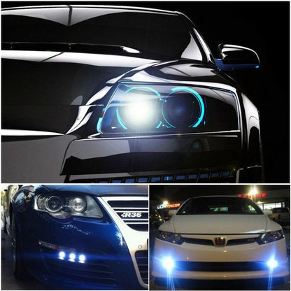 3.5 inch DC 12V 10W 900LM 7000K Car Angel Eyes Fog Lamp Foglight(White Light + White Light) - Fog / Driving Lights by PMC Jewellery | Online Shopping South Africa | PMC Jewellery | Buy Now Pay Later Mobicred