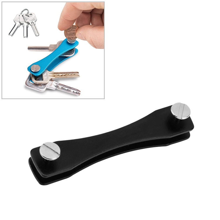 Portable Metal Key Storage Clip(Black) - Retaining Clips by PMC TechLife | Online Shopping South Africa | PMC TechLife | Buy Now Pay Later Mobicred
