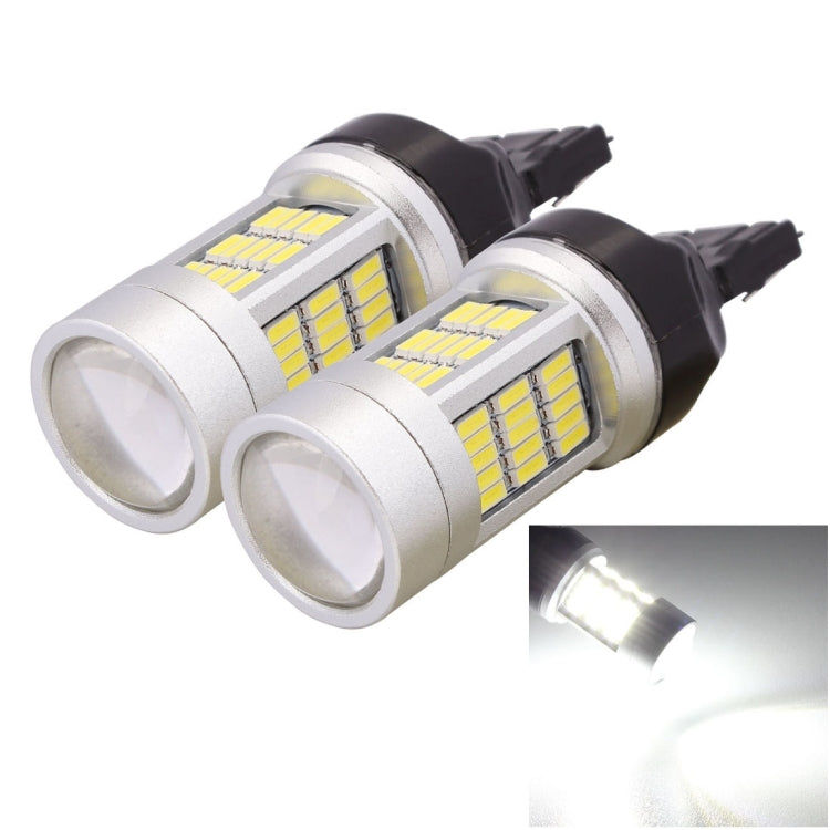 2 PCS  7440 10W 1080LM White Light 72 LED SMD 4014 Canbus Car Brake Light Tail Light Bulb, DC 12V - Brake Lights by PMC Jewellery | Online Shopping South Africa | PMC Jewellery | Buy Now Pay Later Mobicred