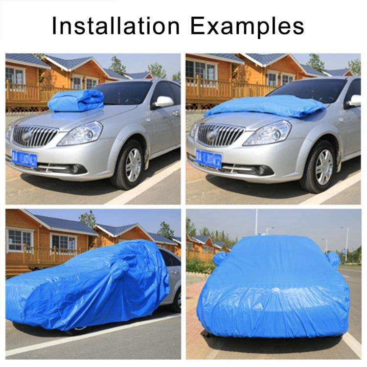 Anti-Dust Anti-UV Heat-insulating Elastic Force Cotton Car Cover for Sedan Car, Size: S, 4.3m~4.65m (Black) - PE Material by PMC Jewellery | Online Shopping South Africa | PMC Jewellery | Buy Now Pay Later Mobicred