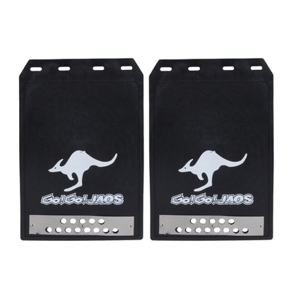 2 PCS WS-003 Premium Heavy Duty Molded Splash Mud Flaps Auto Front and Rear Guards, Small Size, Random Pattern Delivery(Black) - Mudguards by PMC Jewellery | Online Shopping South Africa | PMC Jewellery