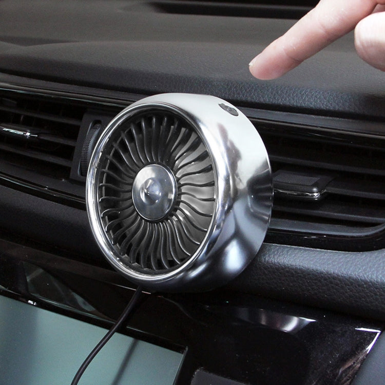 Multi-function Portable Car Air Outlet Sucker Electric Cooling Fan(Black) - Heating & Fans by PMC TechLife | Online Shopping South Africa | PMC TechLife