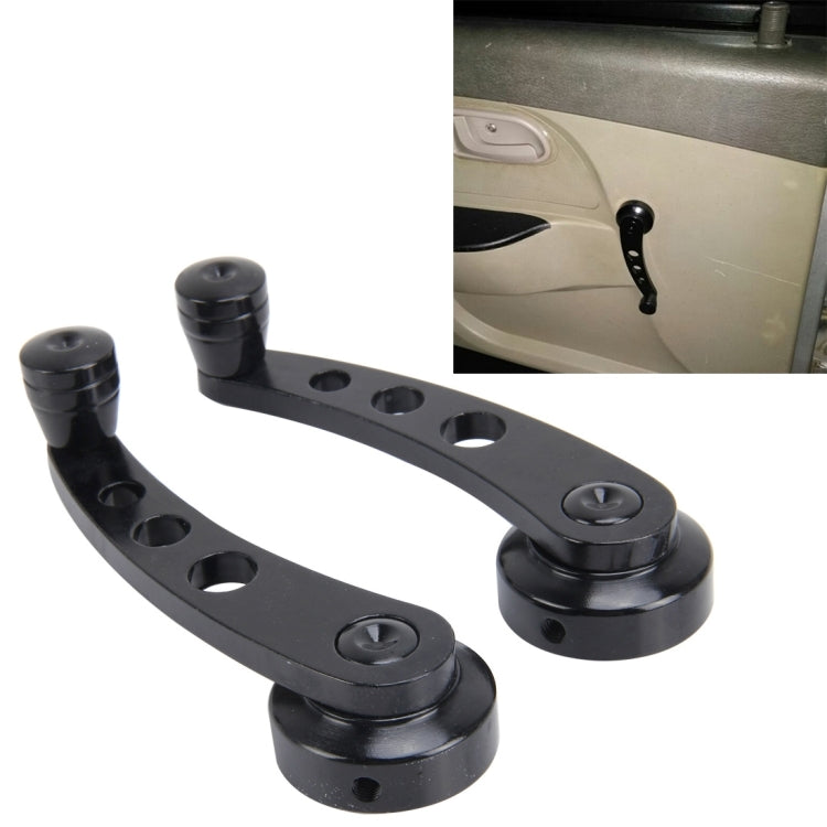 1 Pair Universal Car Wagon Door Window Crank Handle Winder  Manual Door Crank Handle Window Winders(Black) - Glasses & Windows Accessories by PMC Jewellery | Online Shopping South Africa | PMC Jewellery