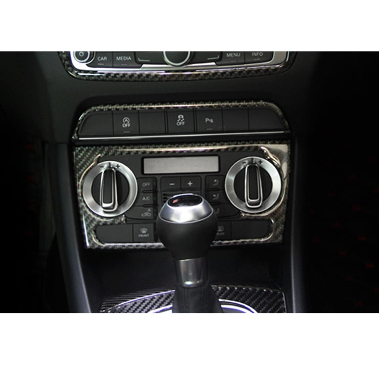 Carbon Fibre Car Air Conditioning Switch Panel Decorative Sticker for Audi Q3 2013-2018 - Car Interior Mouldings by PMC TechLife | Online Shopping South Africa | PMC TechLife | Buy Now Pay Later Mobicred