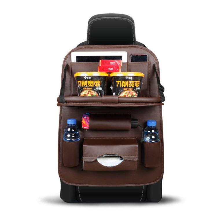 Multifunction Car Seat Pockets Folding Storage Bag (Coffee) - Stowing Tidying by PMC TechLife | Online Shopping South Africa | PMC TechLife | Buy Now Pay Later Mobicred