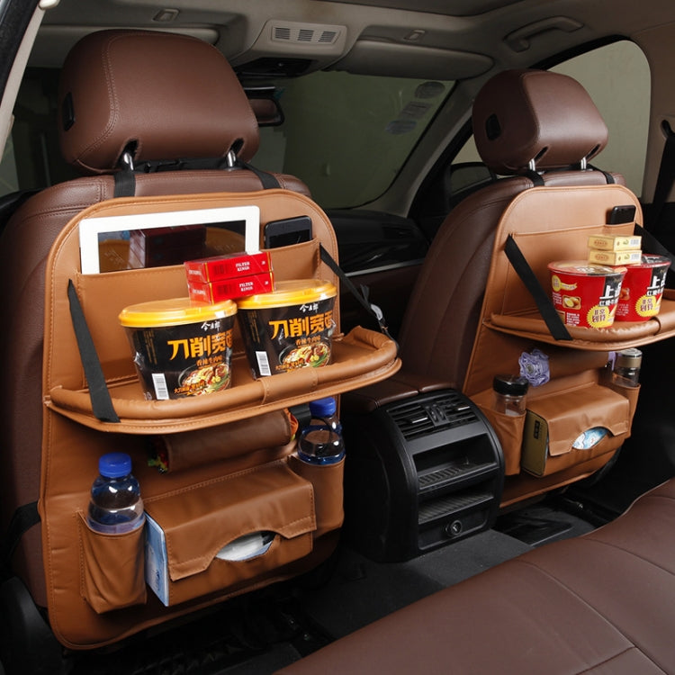 Multifunction Car Seat Pockets Folding Storage Bag (Brown) - Stowing Tidying by PMC TechLife | Online Shopping South Africa | PMC TechLife | Buy Now Pay Later Mobicred