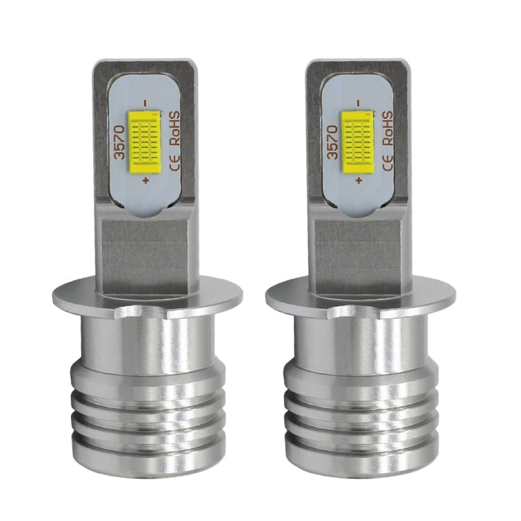 2 PCS H3 72W 1000LM 6000-6500K Super Bright Car Fog Light LED Bulbs, DC 12-24V - Fog / Driving Lights by PMC Jewellery | Online Shopping South Africa | PMC Jewellery | Buy Now Pay Later Mobicred