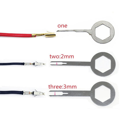 3 PCS Auto Car Plug Circuit Board Wire Harness Terminal Extraction Pick Connector Crimp Pin Back Needle Remove Tool - Booster Cable & Clip by PMC Jewellery | Online Shopping South Africa | PMC Jewellery