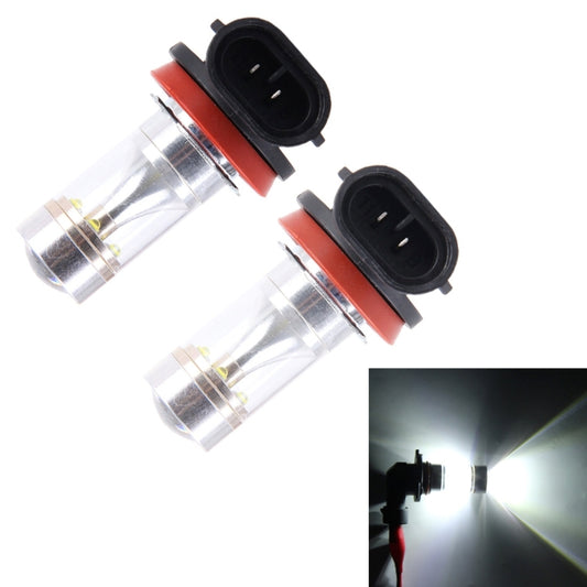 2 PCS H8/H11 30W 350 LM 6000K  White Light 6 LED Car Fog Light Bulb, DC 12V - Fog / Driving Lights by PMC Jewellery | Online Shopping South Africa | PMC Jewellery | Buy Now Pay Later Mobicred