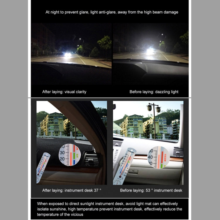 Car Light Instrument Panel Sunscreen Dark Mats Cover for Venucia B50 / R50(Black) - Sound & Heat Insulation Cotton by PMC TechLife | Online Shopping South Africa | PMC TechLife | Buy Now Pay Later Mobicred