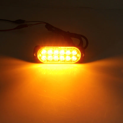 DC 12V-24V 2W 12LEDs SMD-2835 Lamps 17 Flash Patterns 3 Lines Car Flash Lamp Waterproof Car Truck Emergency Strobe Flash Warning Light, Cable Length: 90cm - Warning Lights by PMC Jewellery | Online Shopping South Africa | PMC Jewellery | Buy Now Pay Later Mobicred