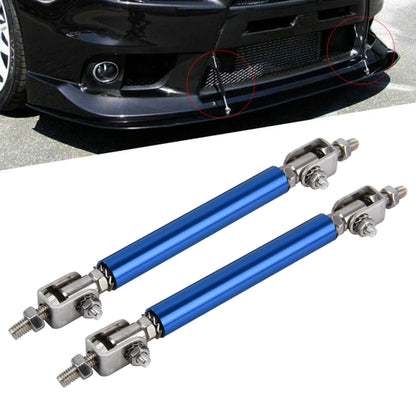 2 PCS Car Modification Large Surrounded By The Rod Telescopic Lever Front and Rear Bars Fixed Front Lip Back Shovel Adjustable Small Rod, Length: 15cm(Blue) - Trunk & Bumper Accessories by PMC Jewellery | Online Shopping South Africa | PMC Jewellery | Buy Now Pay Later Mobicred