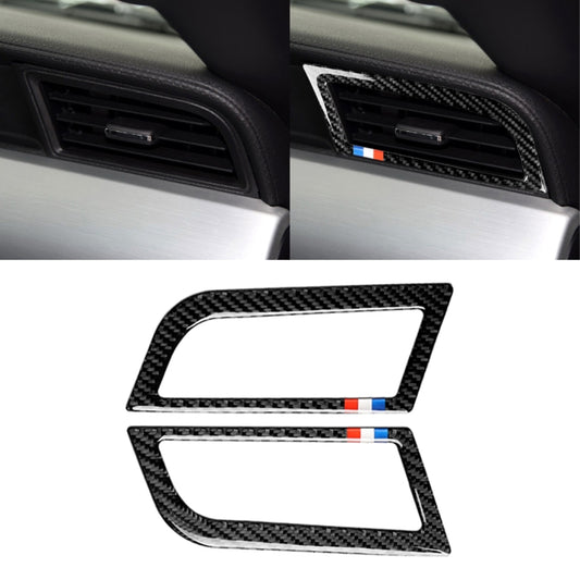 2 PCS Car USA Color Carbon Fiber Side Air Outlet Decorative Sticker for Ford Mustang 2015-2017 - Car Interior Mouldings by PMC Jewellery | Online Shopping South Africa | PMC Jewellery | Buy Now Pay Later Mobicred