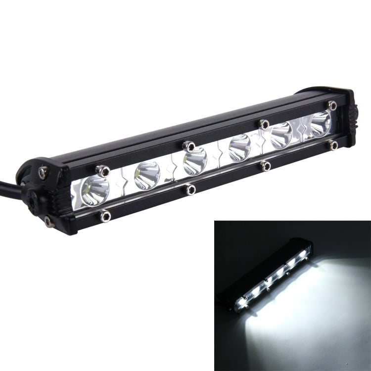 DC 10-30V 18W 2300LM 6500K Waterproof Vehicle Car Boat Marine External Work Lights Emergency Lights 30 Degrees Adjustable Spot Light LED Car Bulbs with 6 Intense CREE LED Lights(White Light) - Work Lights by PMC Jewellery | Online Shopping South Africa | PMC Jewellery | Buy Now Pay Later Mobicred