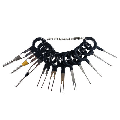 11 PCS Auto Car Plug Circuit Board Wire Harness Terminal Extraction Pick Connector Crimp Pin Back Needle Remove Tool - Booster Cable & Clip by PMC Jewellery | Online Shopping South Africa | PMC Jewellery