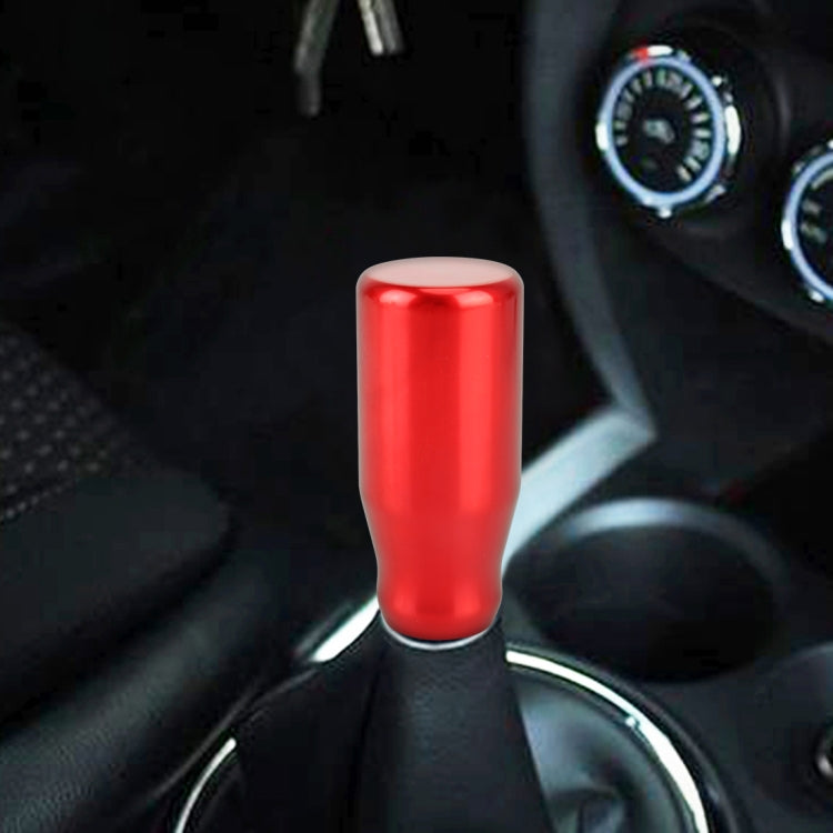 Universal Car Modified Gear Shift Knob Solid Color Smooth Auto Transmission Shift Lever Knob with Three Rubber Covers(Red) - Shift Knob by PMC TechLife | Online Shopping South Africa | PMC TechLife | Buy Now Pay Later Mobicred