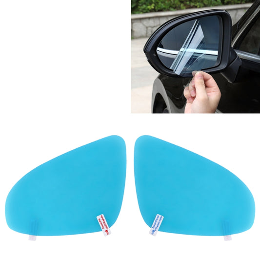 Car Round PET Rearview Mirror Protective Window Clear Anti-fog Waterproof Rain Shield Film for Toyota Corolla 14-18 (Can Customize Other Model) - Auto Film by PMC Jewellery | Online Shopping South Africa | PMC Jewellery | Buy Now Pay Later Mobicred