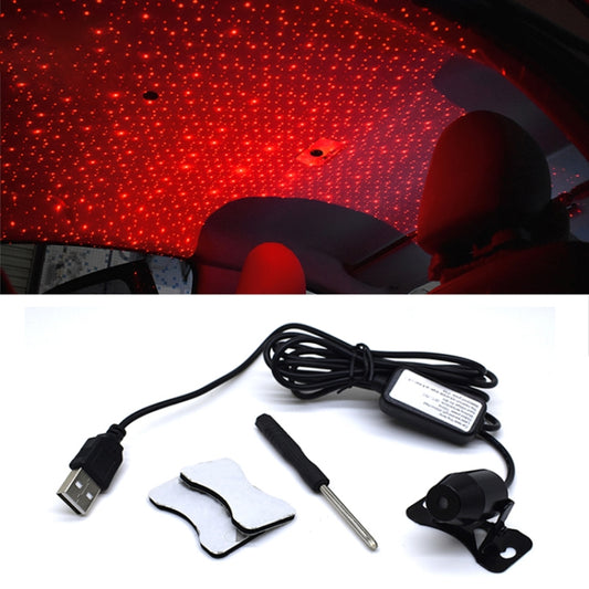 5V Roof Ceiling Decoration Car Red Light Starry Sky Night Lights Atmosphere Meteor Lamp Projector, Constantly Bright - Atmosphere lights by PMC Jewellery | Online Shopping South Africa | PMC Jewellery | Buy Now Pay Later Mobicred