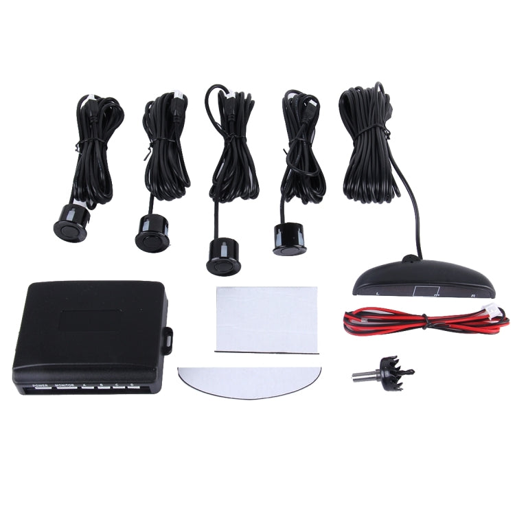 Car Voice Prompt Reverse Backup Radar System - Premium Quality 4 Parking Sensors Car Reverse Backup Radar System with LCD Display - Radar Detectors by PMC Jewellery | Online Shopping South Africa | PMC Jewellery | Buy Now Pay Later Mobicred