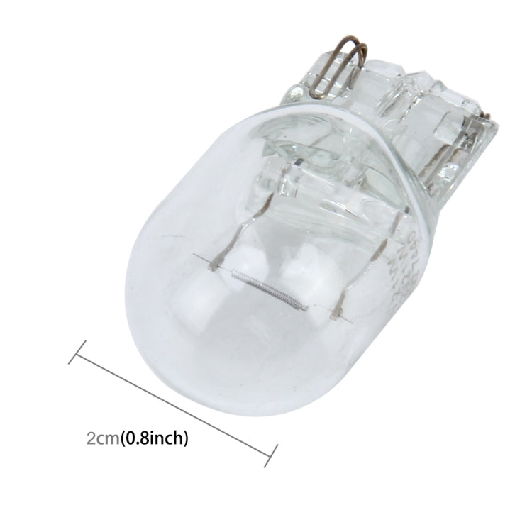 10 PCS 7440 3W Car Turn Light with Glass Shell, DC 12V (Warm White) - Arrow Turn Lights by PMC Jewellery | Online Shopping South Africa | PMC Jewellery | Buy Now Pay Later Mobicred