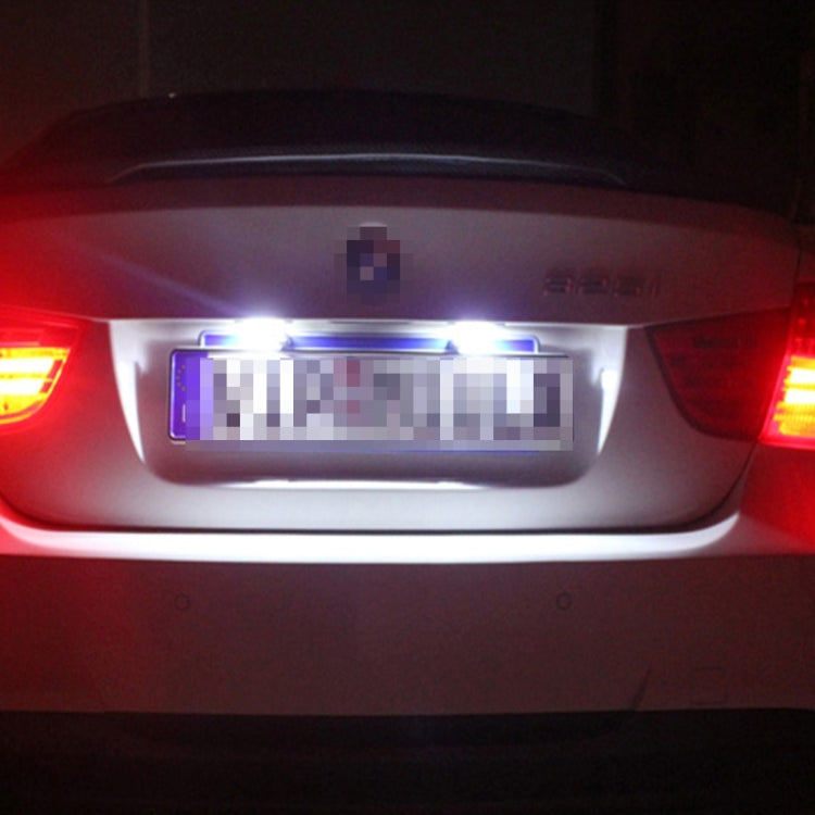 2 PCS License Plate Light with 24 SMD-3528 Lamps for Opel - License Plate Lights by PMC TechLife | Online Shopping South Africa | PMC TechLife | Buy Now Pay Later Mobicred