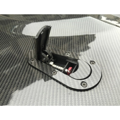 A Pair Car Carbon Fiber Cover Lock Modified Hood Lock General Racing Car Cover Lock - Locks & Hasps by PMC Jewellery | Online Shopping South Africa | PMC Jewellery