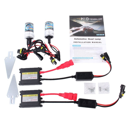 2PCS 35W HB4/9006 2800 LM Slim HID Xenon Light with 2 Alloy HID Ballast, High Intensity Discharge Lamp, Color Temperature: 8000K - Xenon Lights by PMC Jewellery | Online Shopping South Africa | PMC Jewellery | Buy Now Pay Later Mobicred