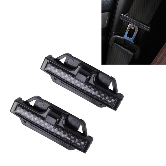 DM-013 2PCS Universal Fit Car Seatbelt Adjuster Clip Belt Strap Clamp Shoulder Neck Comfort Adjustment Child Safety Stopper Buckle(Black) - Seat Belts & Padding by PMC Jewellery | Online Shopping South Africa | PMC Jewellery