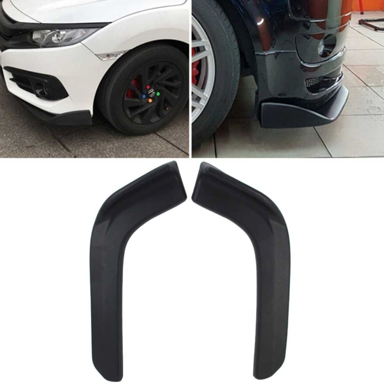 2 PCS Universal Fit Car Front Bumper Spoiler Lip Splitter Diffuser SUV ABS Front Shovel, Length: 62cm - Bumper by PMC TechLife | Online Shopping South Africa | PMC TechLife | Buy Now Pay Later Mobicred