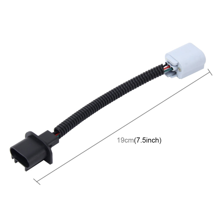 2 PCS H13  Car HID Xenon Headlight Male to Female Conversion Cable with Ceramic Adapter Socket - Wires by PMC TechLife | Online Shopping South Africa | PMC TechLife | Buy Now Pay Later Mobicred